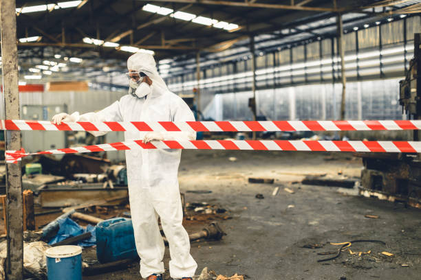 Professional Hoarding Cleanup technician working in Valparaiso, FL